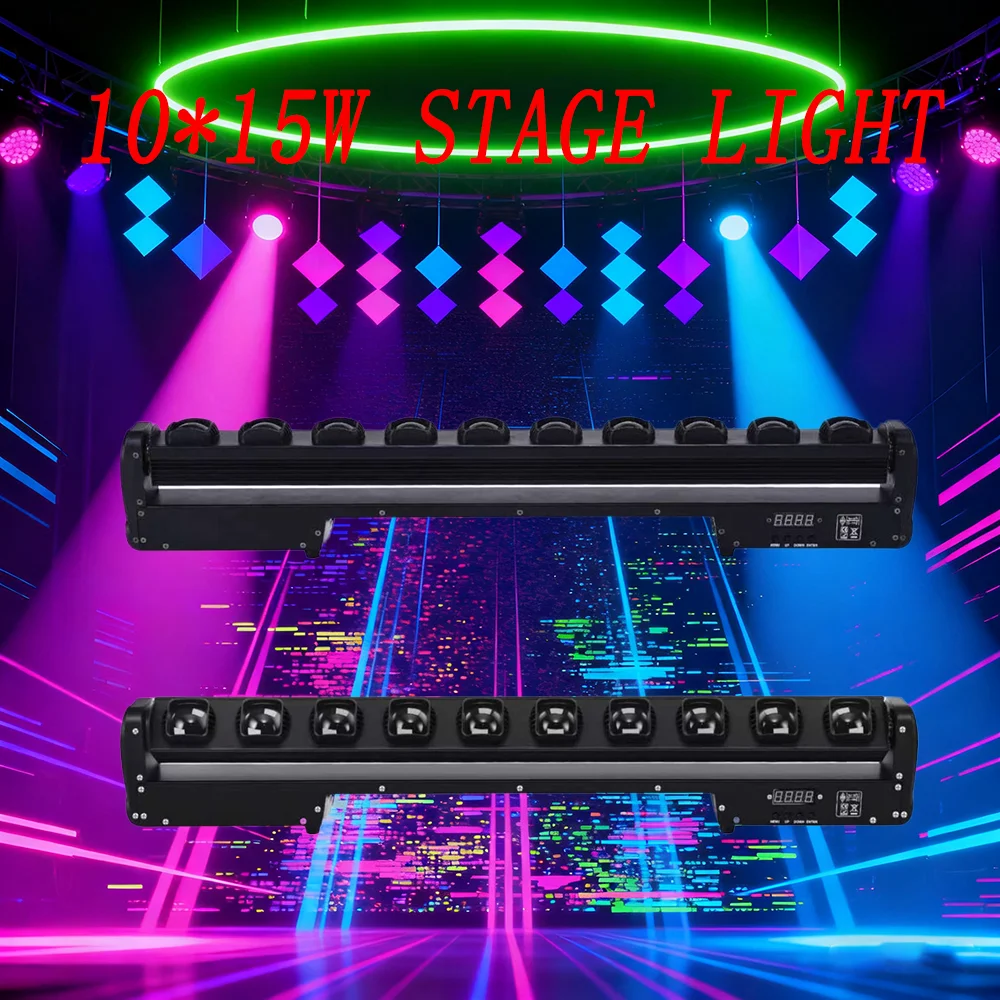 285 واط RGBW كشاف إضاءة للحفلات أسود 10X25 واط LED شعاع تتحرك رئيس أضواء للمسرح ل KTV نادي بار الزفاف DJ الطعام هالوين الديكور