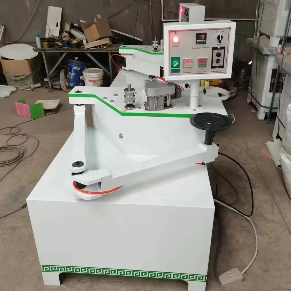 Manual Curved Straight Line Rocker Edge Rotary Folding Arm Curve Edge Banding Machine Woodworking Bander