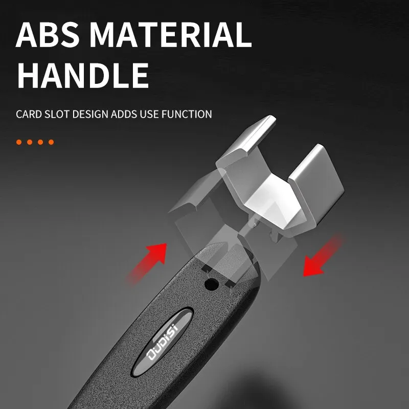 Adjustable Wrench Universal Double Ended Wrench Aluminium Alloy Open End Spanner Bathroom Plumbing Faucet And Sink Repair Tool