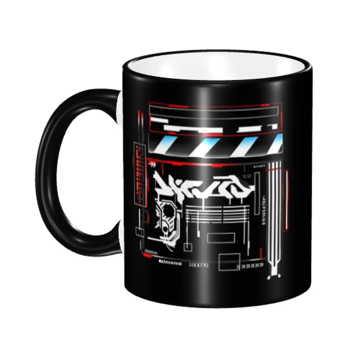 

Custom Japanese Techwear Coffee Mug DIY Tech-Inspired Style Ceramic Mug Cup Creative Gift