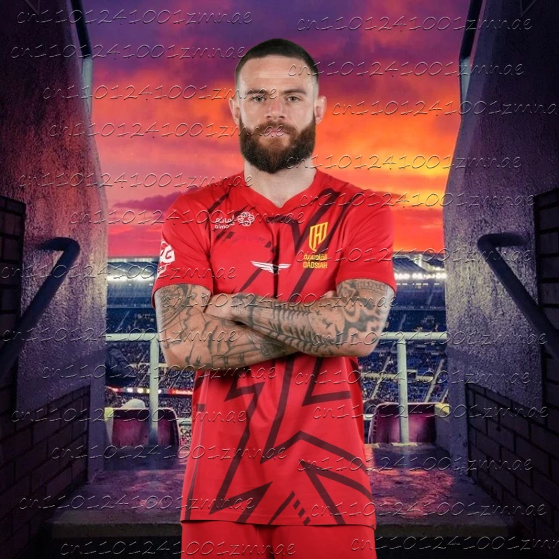 

Summer Hot Selling Saudi Arabian Football Jerseys Men's Clothing Al Qadisiyah Jerseys Fashion Quick Drying Breathable Sportswear