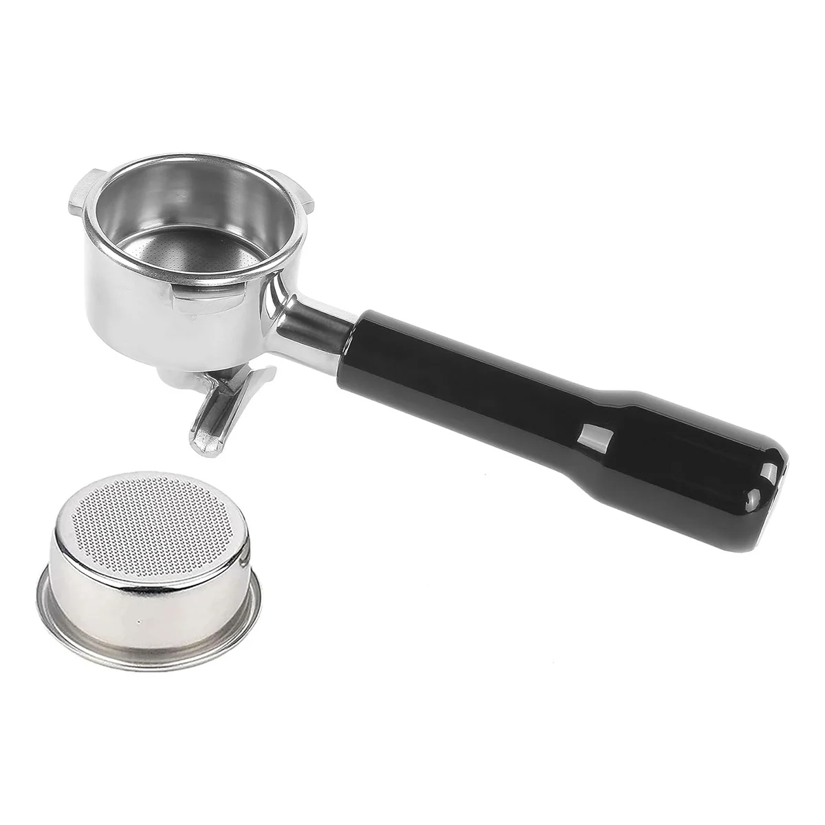 A58E-54MM Профессиональный портафильтр для кофе эспрессо без дна из нержавеющей стали с корзиной для фильтра с одной и двойной чашкой