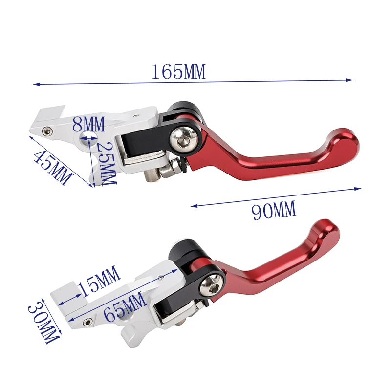 Universal CNC alloy motorcycle brake handle motorcycle modified clutch drum brake handle motorcycle clutch handle