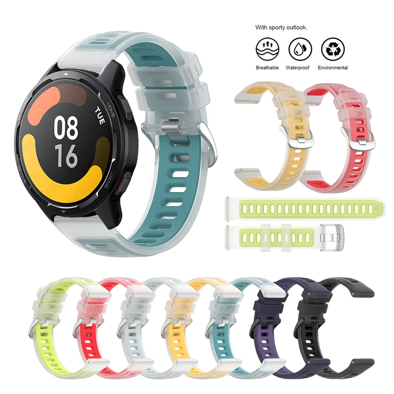 Cinturino in silicone Fashion Jelly Colors per Xiaomi Watch S4 / S3 / S2 / S1 active / color 2