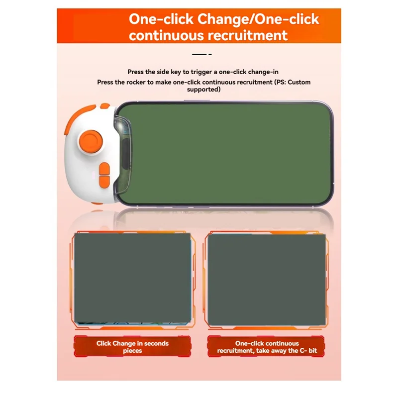 Controlador de juego BNVN-MB03 Pro, Joystick, Control de juego inteligente, vibración, intercambio de equipo con un solo clic para IOS y Android