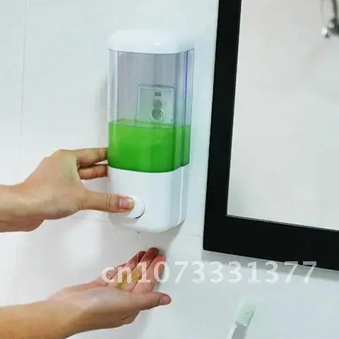 Portable New Hotel Bathroom Kitchen Soap Dispenser Wall Mount Suction Cup Shampoo Shower Dispenser Single Lotion Soap Dispenser