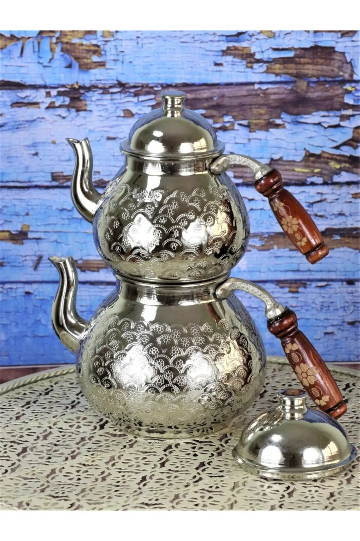 DOLBOVI drop chisel nickel copper teapot Cooper Tea Pots Handmade