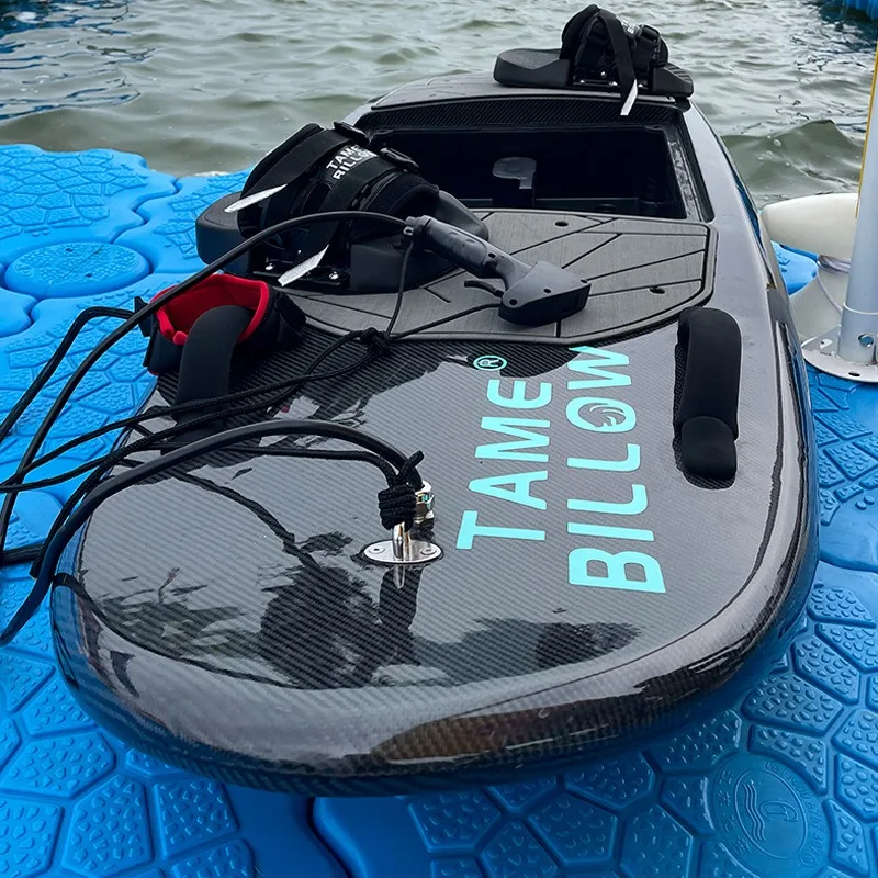 2026 Cross-border spot water electric surfboard carbon fiber high power surfboard sports multi-functional paddling board 4