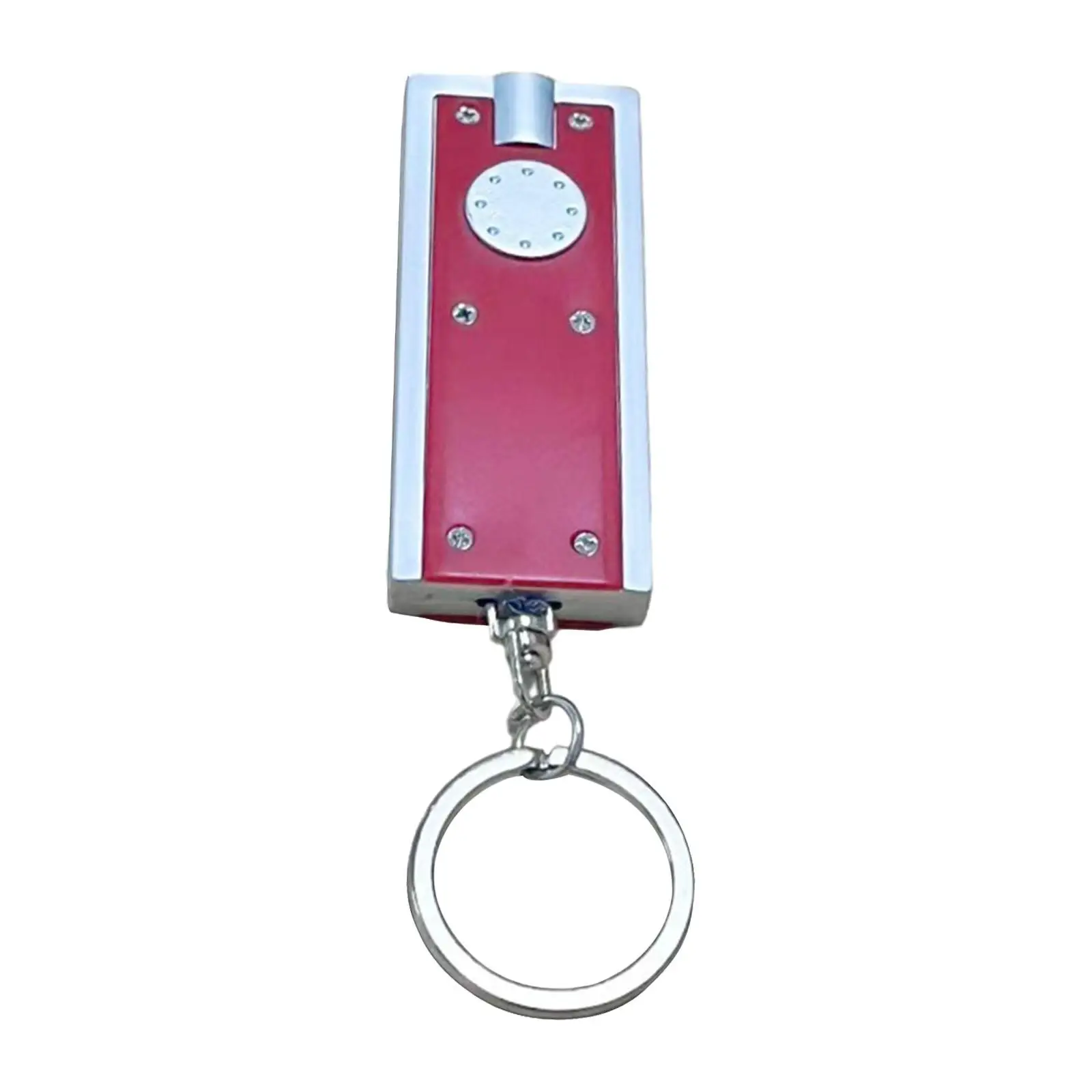 Creative Rectangle Keychain Light Plastic Blank Set DIY Projects Night Helper for Backpack Keys