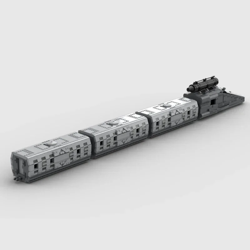 Bloques de construcción Moc, modelo de tren urbano, Pike, tren de especias, tecnología, bloques modulares, regalos, juguetes para niños, conjuntos DIY de montaje