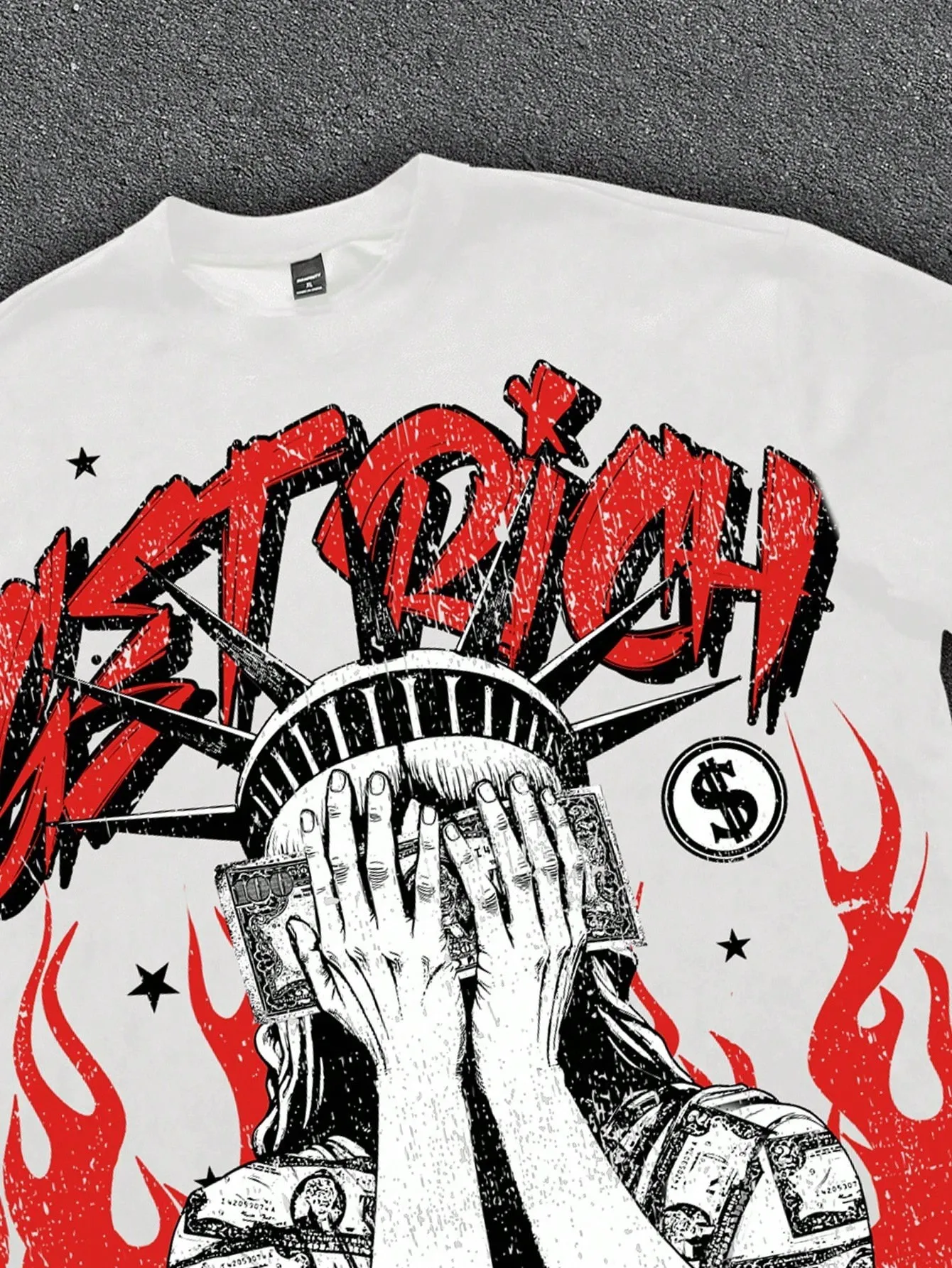 يتميز القميص الرجالي الجديد لصيف 2025 بطباعة نمط الملاك ثلاثي الأبعاد ناعمة وجيدة التهوية #3