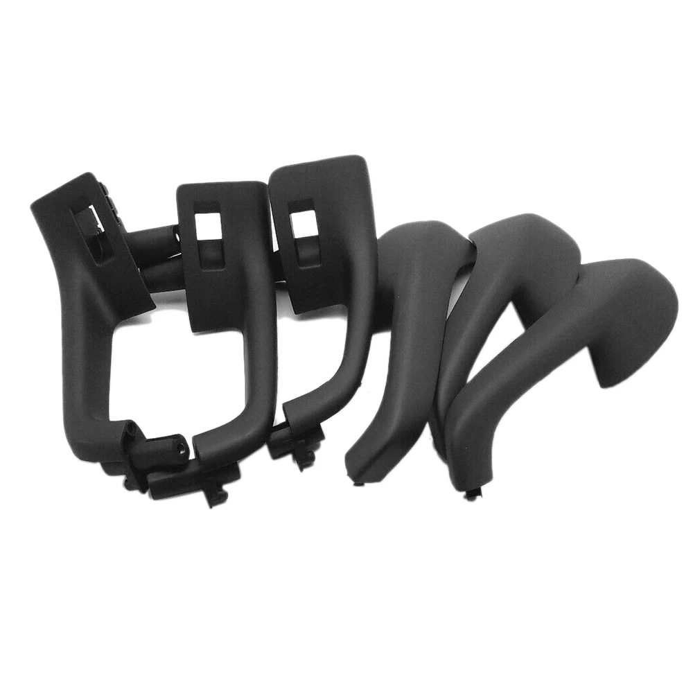 

ABHX-7PCS Black Interior Handle Door Grab Window Switch Bezel Cover For Golf 5 Gti-MK5 Jetta Inner Armrest 1K0 868 040B