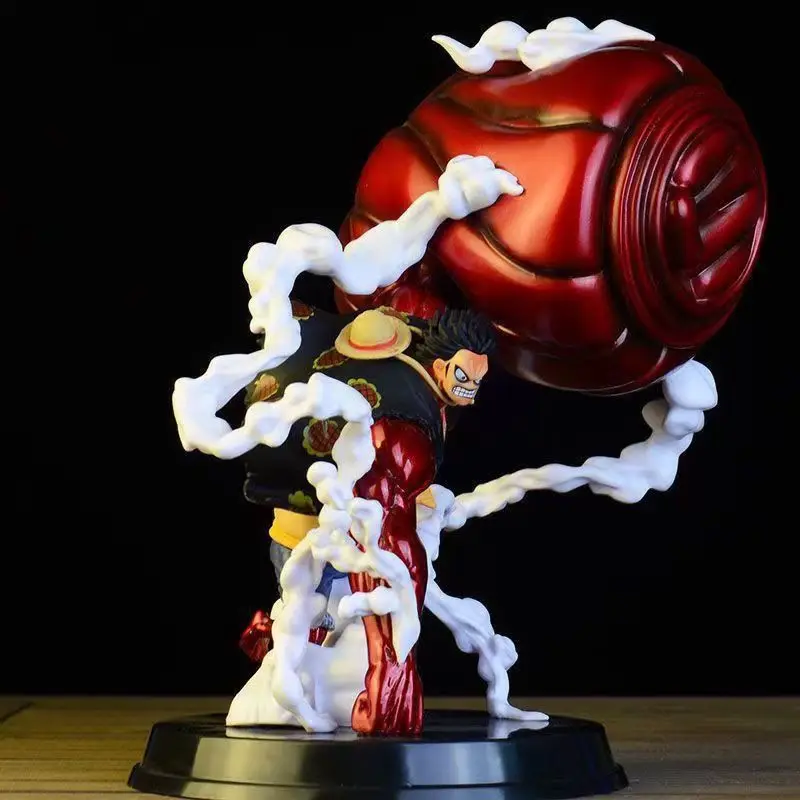 23cm Luffy Gear 4 Ape King Gun Figurine One Piece Anime Action Figure Adult Children Kids Toys Manga Birthday Gift Kids Toys