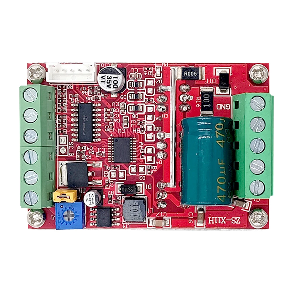 DC 6-60V 400W BLDC Three Phase DC Brushless Motor Controller PWM Hall Motor Control Driver Board 12V 24V 48V