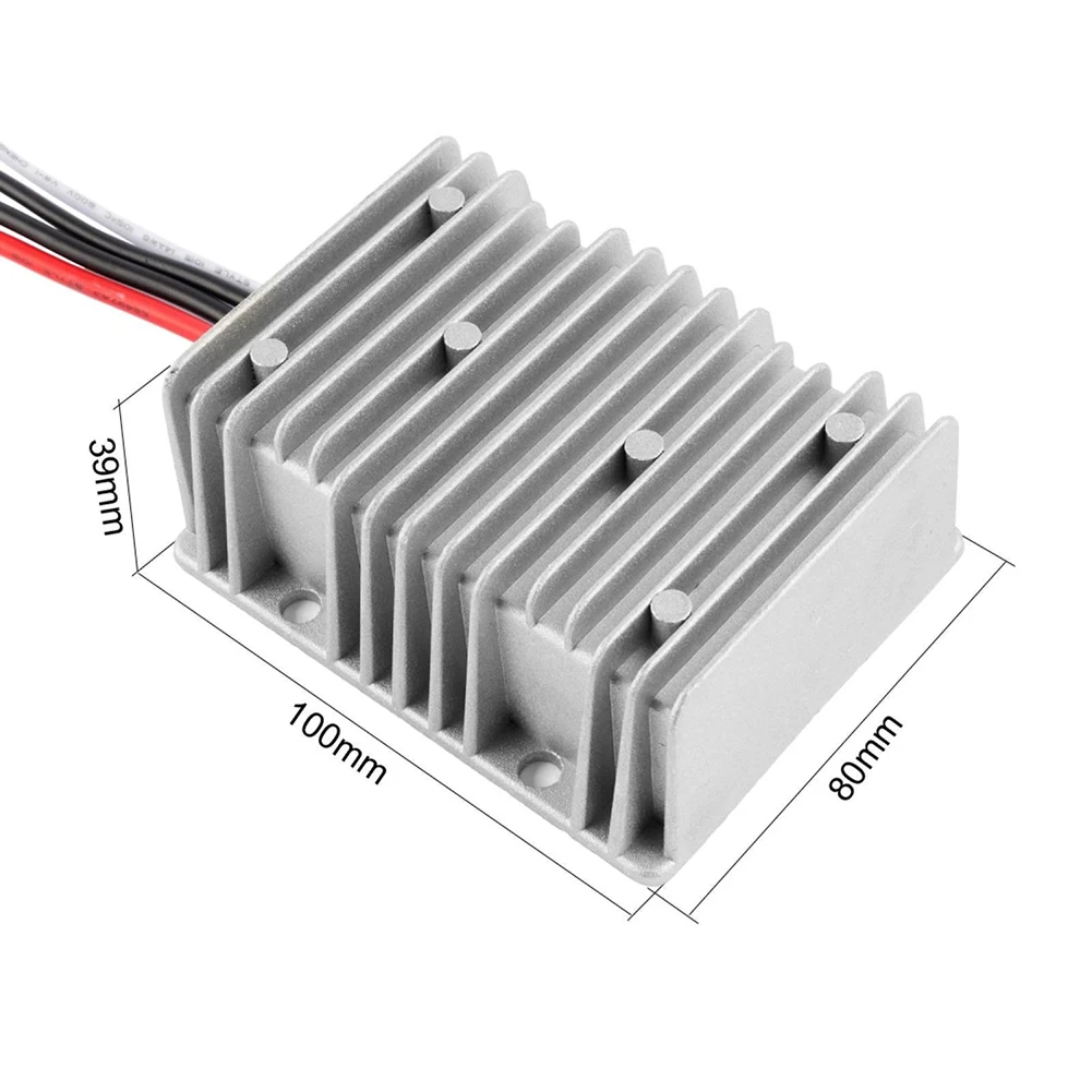 IP68 Waterproof DC 24V Step Down To 12V 30A Power Supply Regulator For Forklift Marine Vehicle Solar Panel Voltage Converter