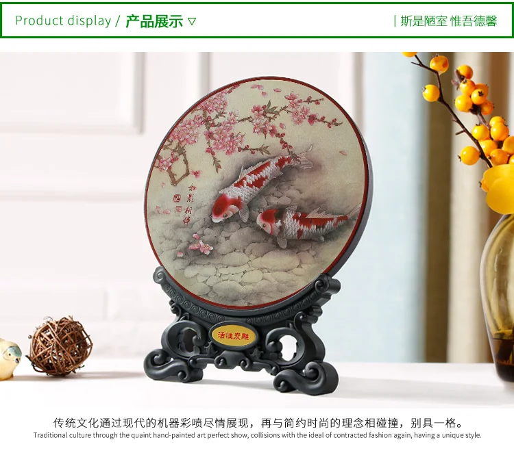 HOME office business TOP decoration ART bring in wealth and treasure Mascot Bamboo charcoal carving Fishes FENG SHUI Sculpture