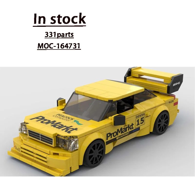 

MOC-164731 Новый классический культовый спортивный автомобиль 1990-х гонок, модель строительного блока, 331 шт., игрушка в подарок на день рождения для мальчиков и детей