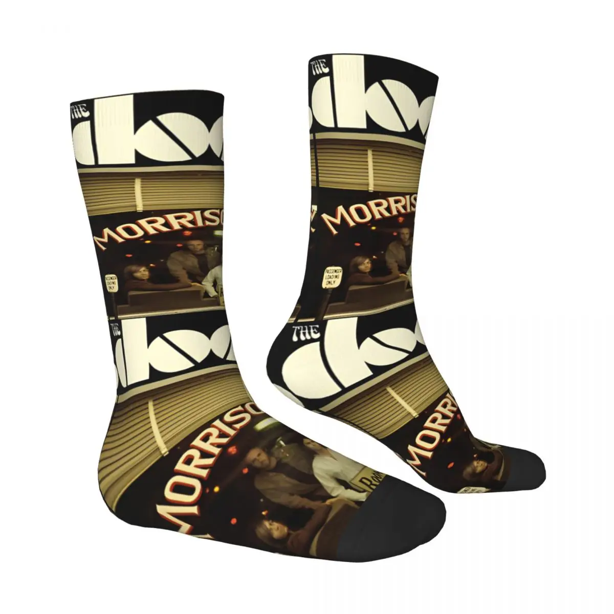 The Doors Morrison Hotel Socks Spring Stockings Casual Couple Medium Soft Socks Printed Climbing Non Skid Socks