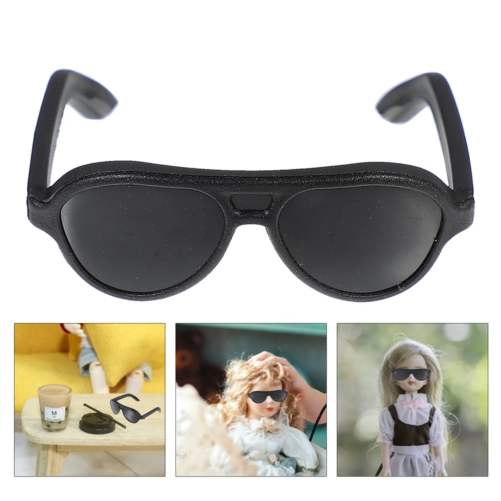 

100 Pcs Mini Sunglasses for Tiny Miniature Fashion Baby Eyeglasses Accessories DIY Dress-up Hamster