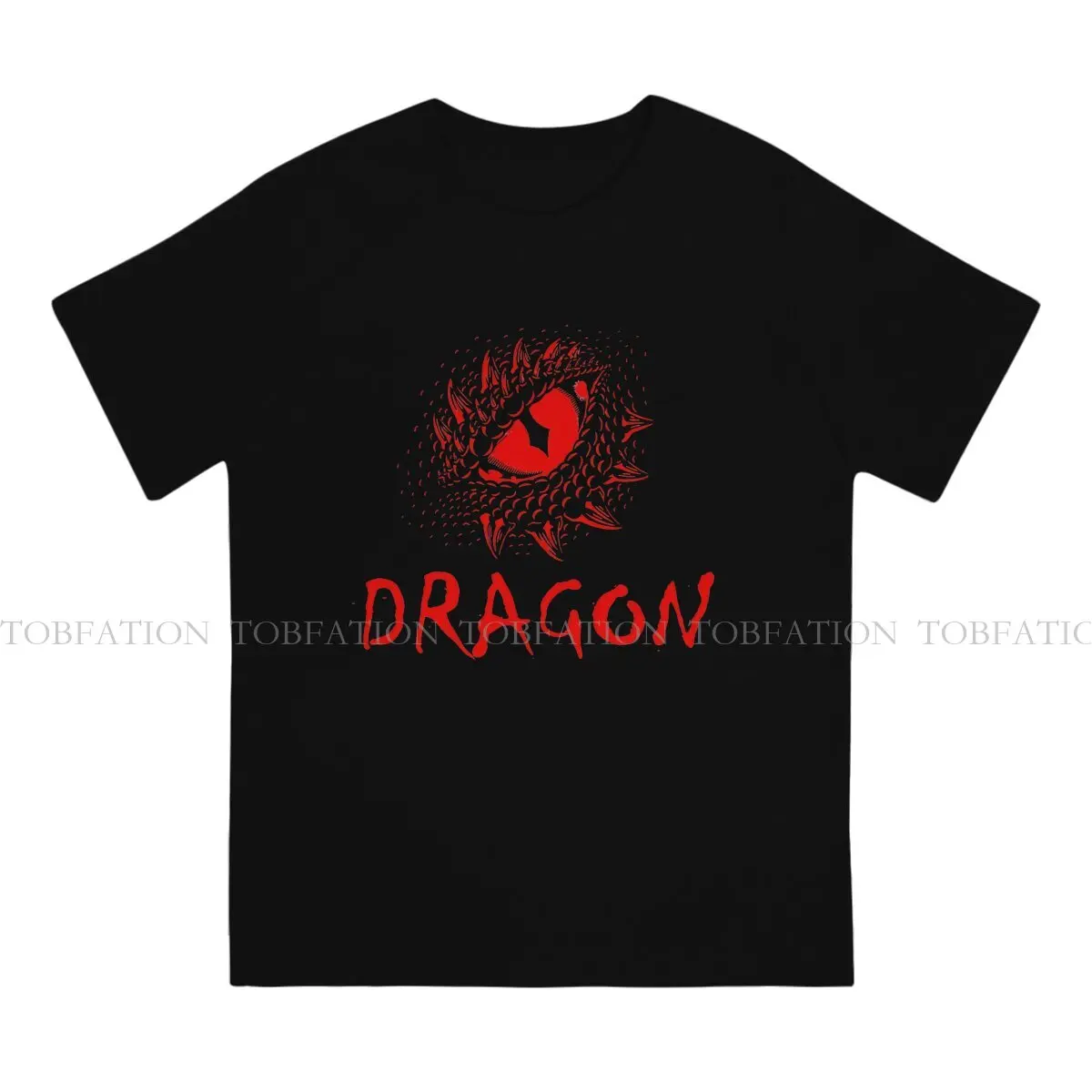 Red Dragon Eye Fashion TShirts Dragon‘s Dogma Male Harajuku Pure Cotton Streetwear T Shirt O Neck