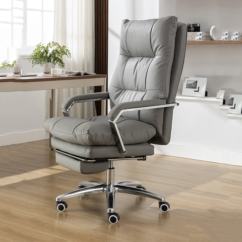 

Comfortable Game Chair Computer Armchair Office Footrest Height Adjustable Furniture Recliner Relaxing Vanity Gaming Work Luxury