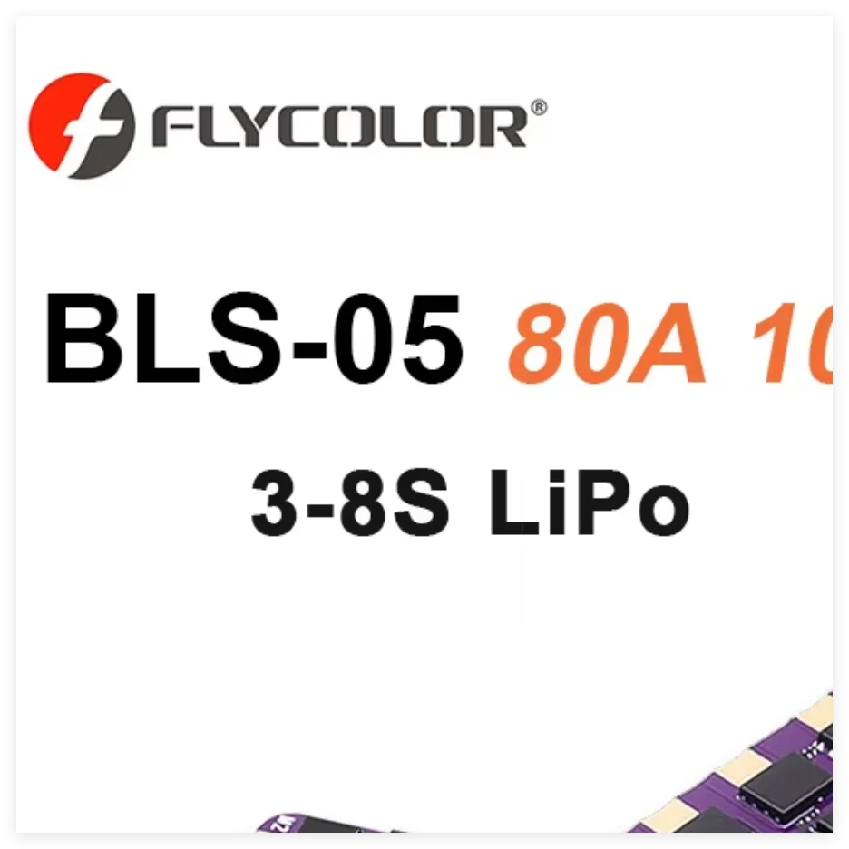 

FLYCOLOR BLS-05 80A 100A ESC 4in1 3-8S Dshot300 Dshot600 Совместим с F4/F7/H7 FC