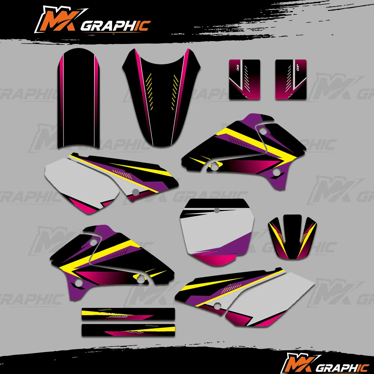 

Graphics Kit For Suzuki DRZ125 DRZ 125 2001 2002 2003 2004 2005 2006 2007 Motorcycle Sticker Decals DECO
