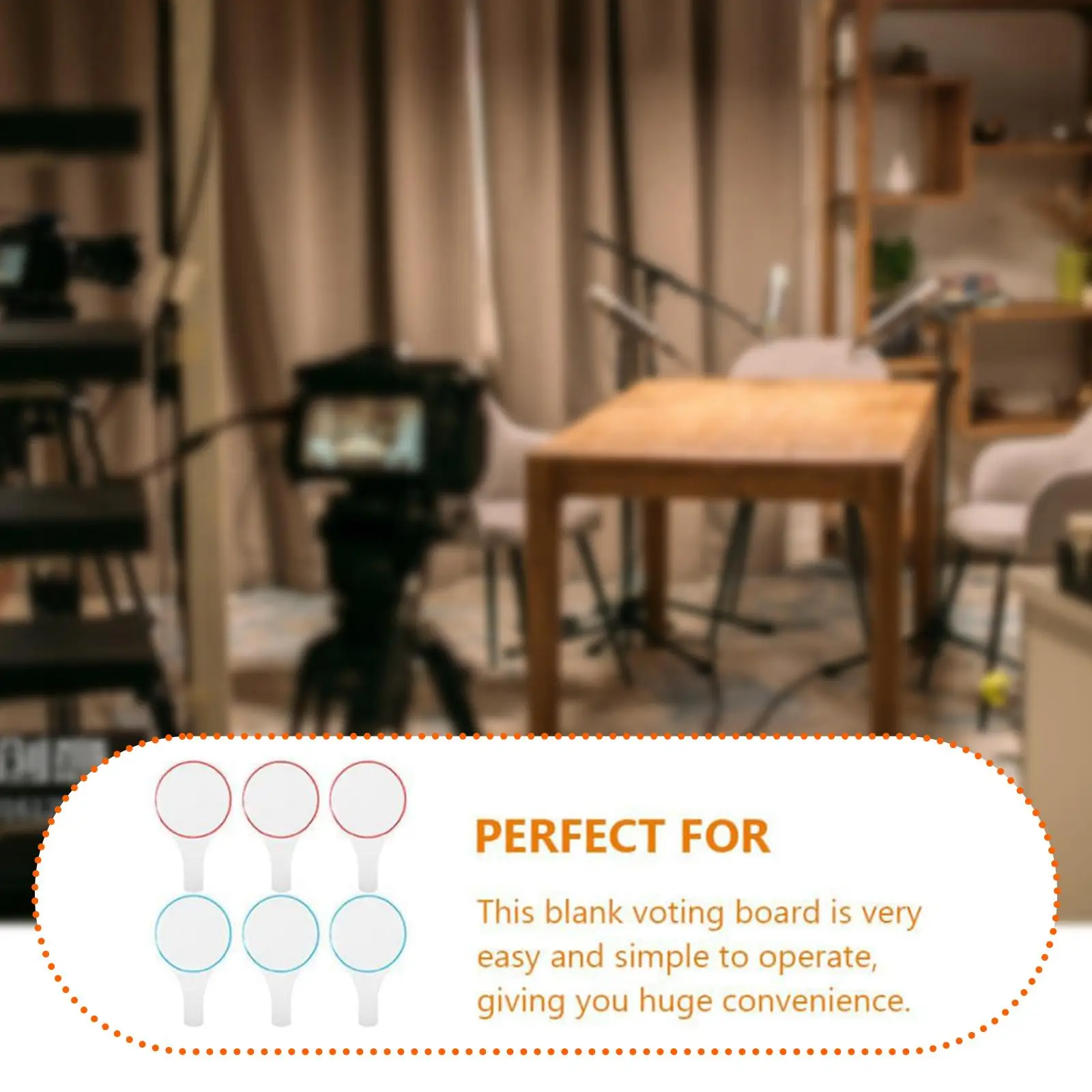 6Pcs Writing Boards Erasable Scoreboards Reusable Scoring Boards Blank Whiteboards for Judges Office School Classroom Bidding