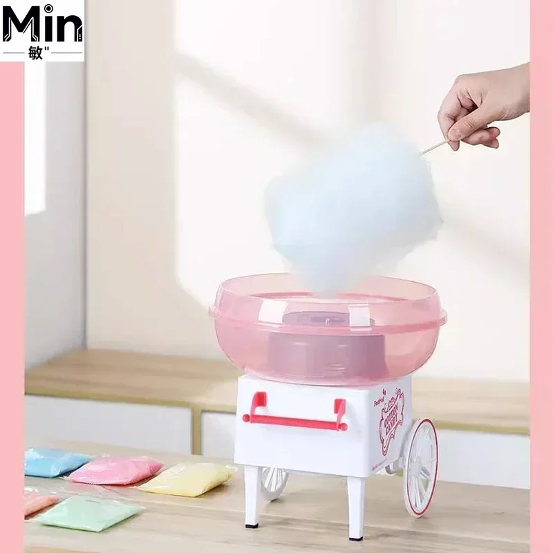 Small Fully Automatic Marshmallow Maker Homemade Mini Fancy Colored Sugar Marshmallow Machine for Kids Home Use