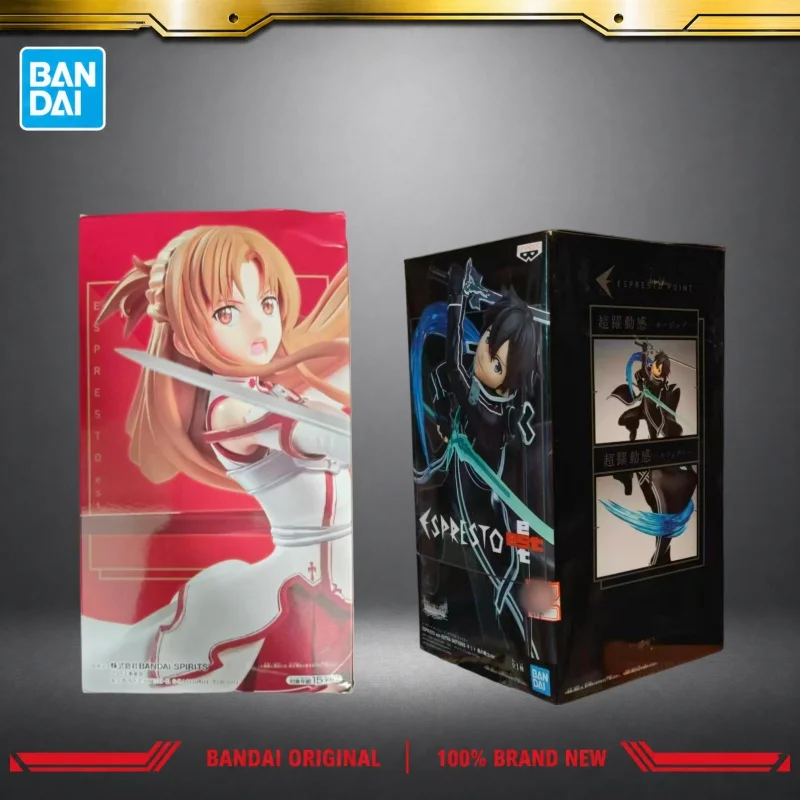 

In Stock Bandai Original Banpresto Sword Art Online Yuuki Asuna Kirigaya Kazuto Action Figure Model Doll Brand New Boxed Garage