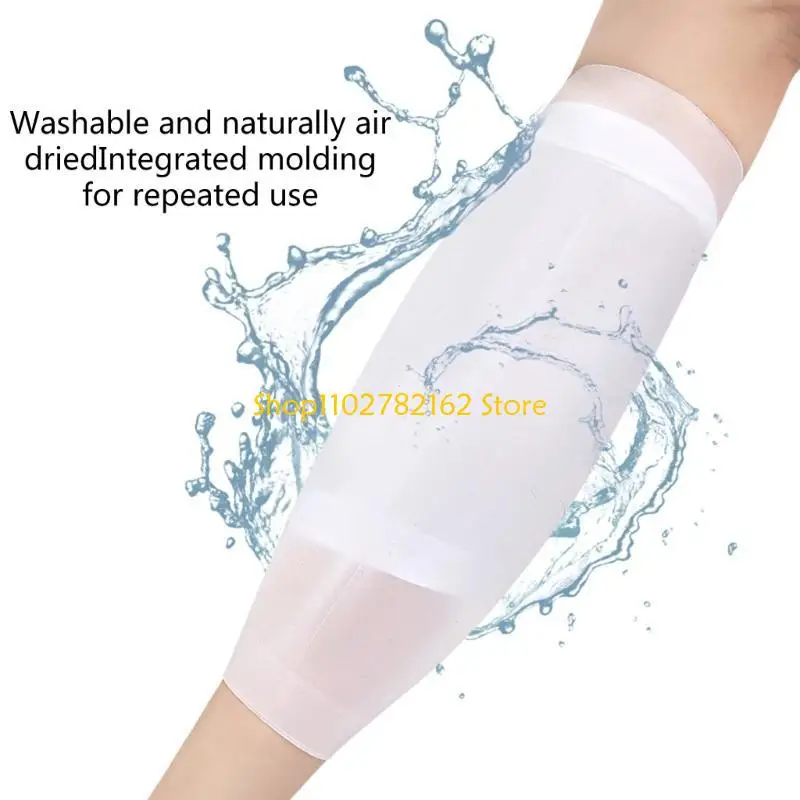 547B Watertight PICC Line Protector for Shower and Bath, Reusable Silicone PICC Line Shower Cover, PICC Line Cover for Arm