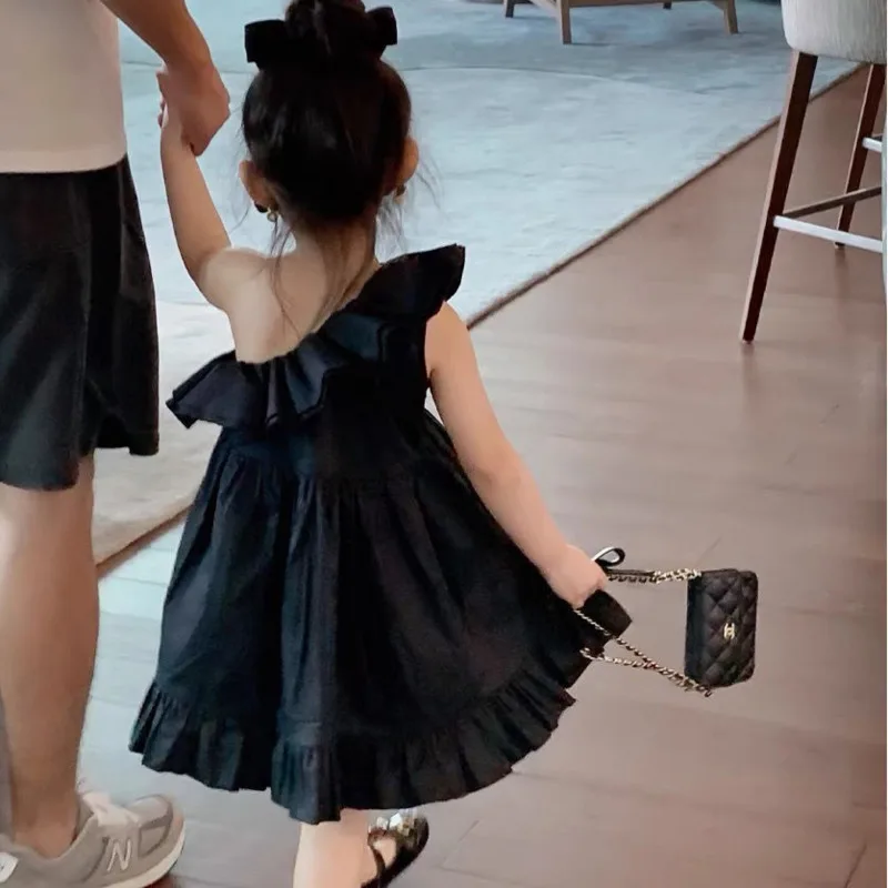 Summer Girls Casual Midi Dress Children Dresses For Teens Party Princess Sundress 12 13 15 Year Old Back Dress Princess Elegant