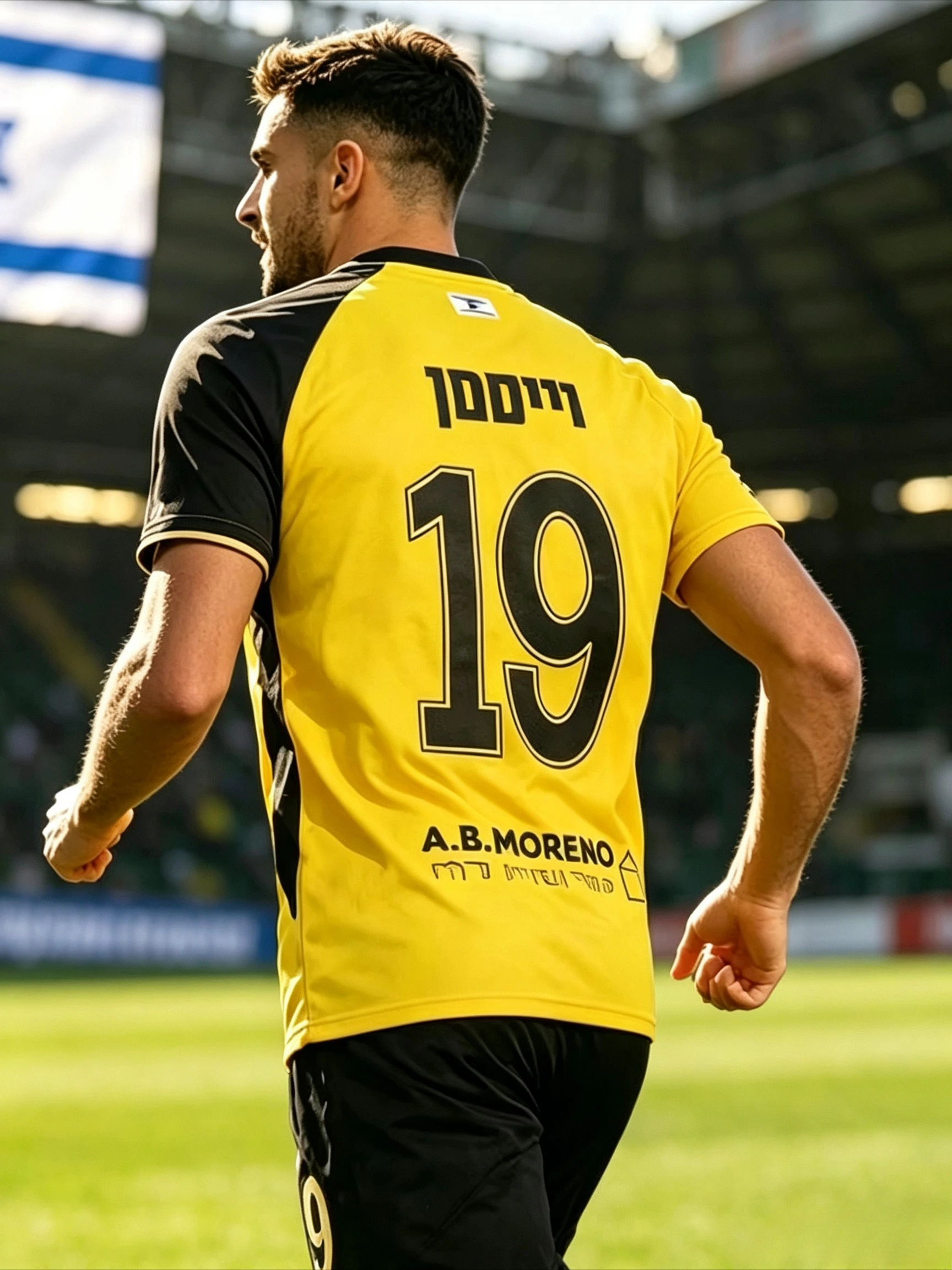 2026 New NO.19 Print Football Jersey Men Short Sleeve Soccer Training T Shirt Breathable Sports Uniform Fans Match Training Tee
