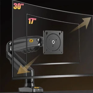 NB F80 PC Monitor Arm Support, Full Movement, Single Desktop Mounting Support, 30 10 Main Sales TV Support for TV - №9