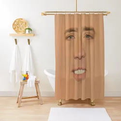 Nicolas cage Giant Face Shower Curtain For Bathroom Shower Waterproof Fabric Bathroom Bathroom And Shower Products Curtain