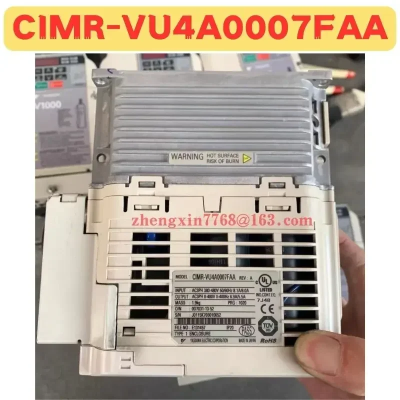 Used Frequency Converter CIMR-VU4A0007FAA CIMR VU4A0007FAA Normal Function Tested OK