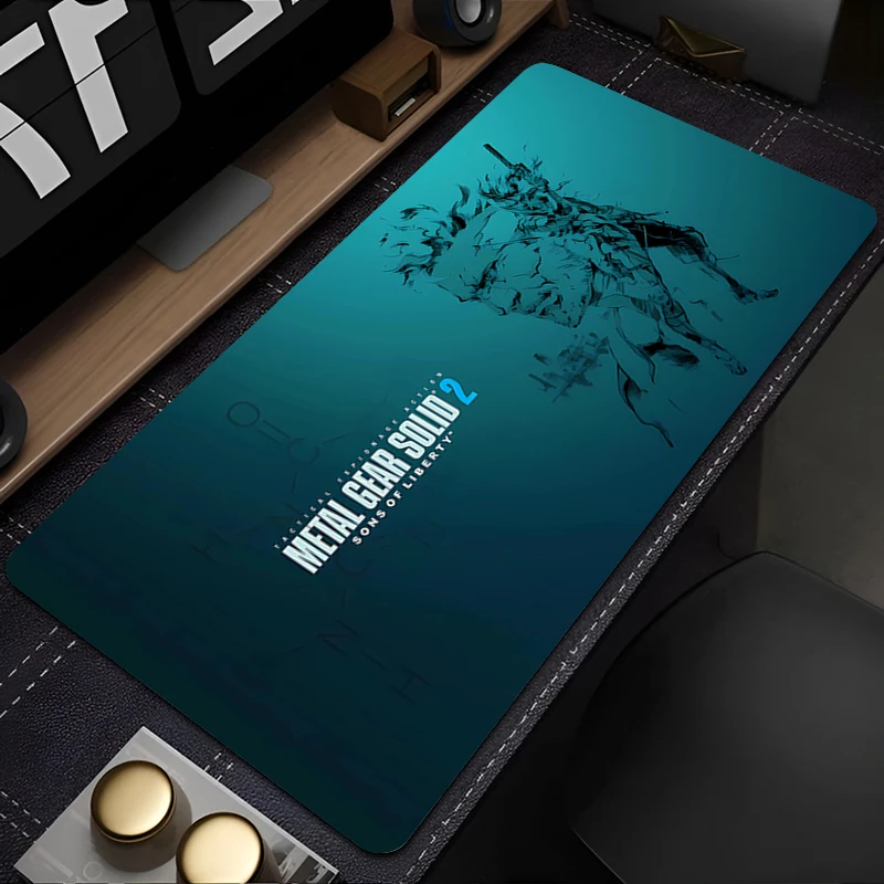 Mouse Pad Laptop Non-slip Esports M-metal Gear Solid Office Laptop Desk Mat Game Player Mousepad PC Accessories Keyboard Pad