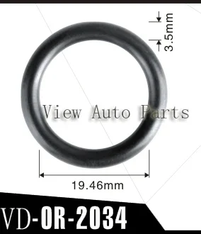 100 pz Per Nissan Iniettore di Carburante FKM O'Rings ORings O-Rings O-Ring di Alta Qualità Iniettore di Carburante Kit di Servizio di Riparazione VD-OR-2034