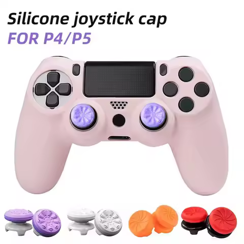2pcs Hand Grip Extenders Caps Game Controller Gamepad Thumb Stick Grips Rocker Stick Extenders Caps For PS4 PS5 Xbox Accessories