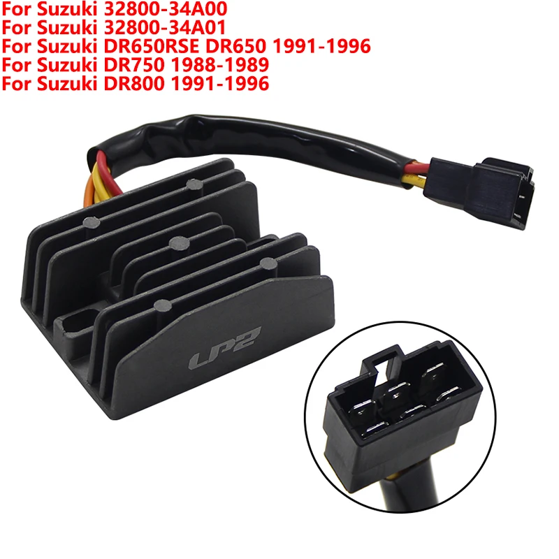 

Motorcycle Voltage Regulator Rectifier For Suzuki DR650RSE DR650 DR800 1991 1992-1996 DR750 1988-1989 32800-34A00 32800-34A01