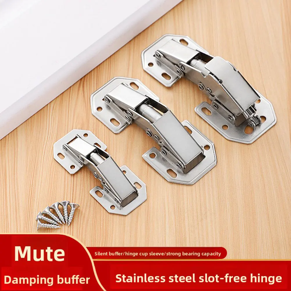 Concealed Hinge Stainless Steel Bridge-Shaped Spring Frogs Cabinet Closet Door Hinge Kitchen Cabinet Support Furniture Hardware