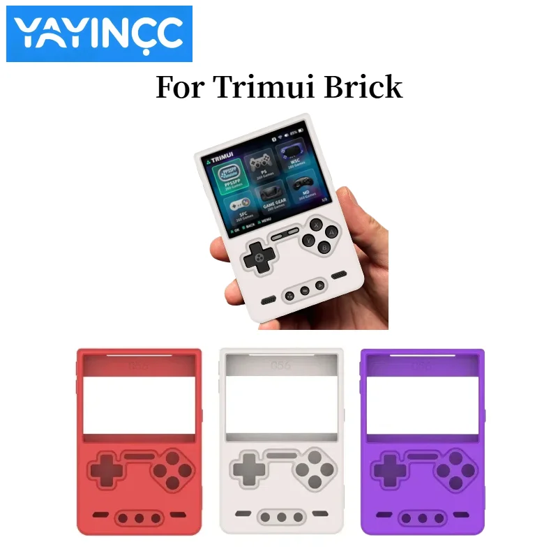 

YAYINCC for Trimui Brick Console Soft Silicone Case Cover Protective Shell Sleeve Anti-Scratch Protector Game Accessories