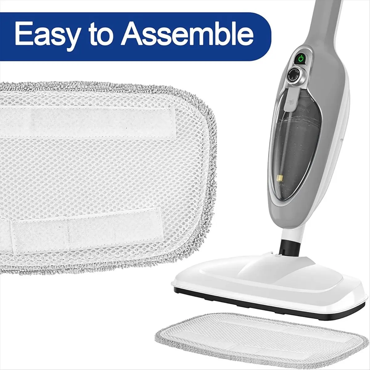 A45I 2 PCS Steam Mop Cloth Fits Steam Mop for GorFanty Steam Mop GF-6610 Washable, Reusable,Microfiber Steam Mop Pads