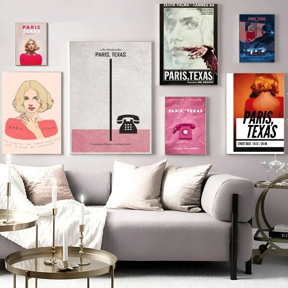 Paris Texas movie DIY Sticky Poster Vintage Room Bar Cafe Decor Home Decor