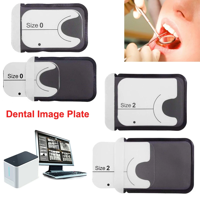 

Dental Phosphor Plate PSP Oral Scanning Image Plate 0# 2# For Digital Dental Intraoral Imaging Plate Scanner Dentistry Materials