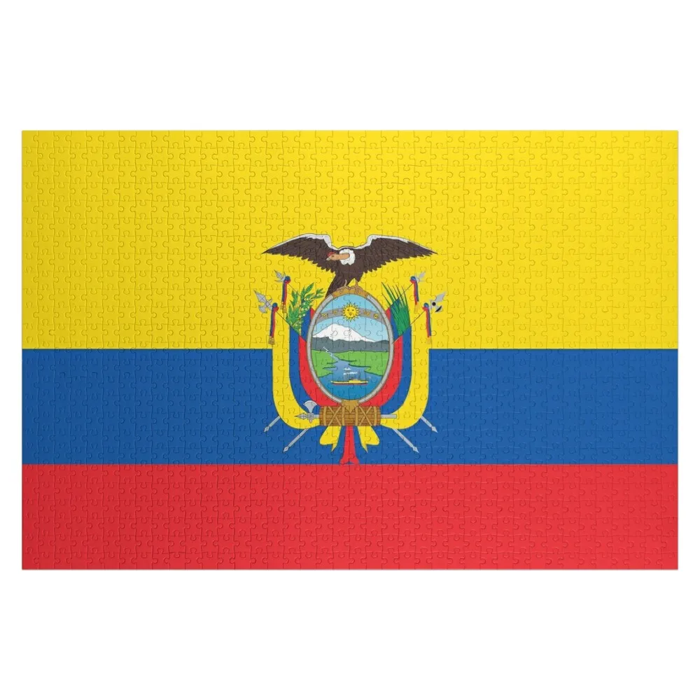 

Flag of Ecuador Jigsaw Puzzle Anime Novel Toys For Children 2022 Puzzle