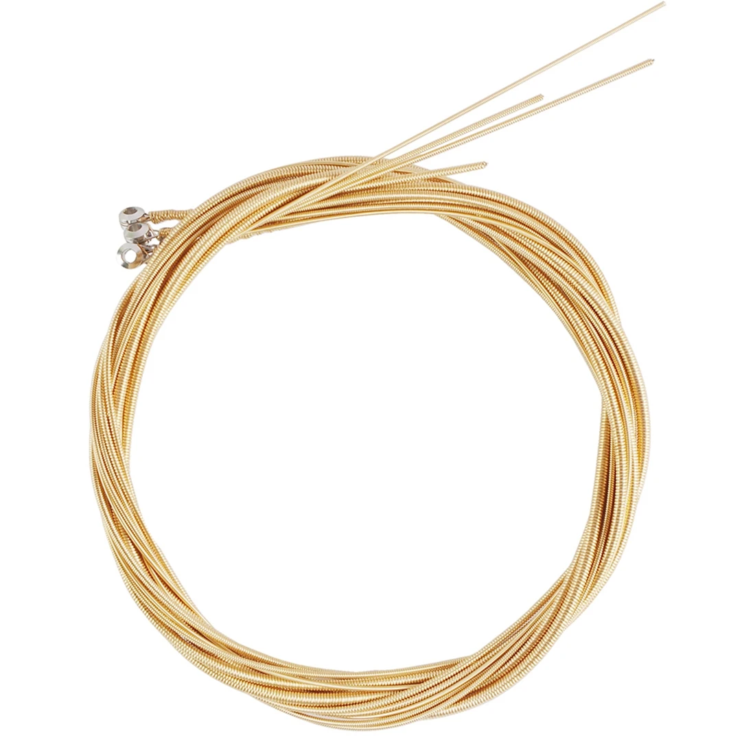 

-[Cilae-17R] 4Pcs/Set Acoustic Bass String Brass Carbon Steel Core Strings For Musical Instruments Bass Strings Bass Part