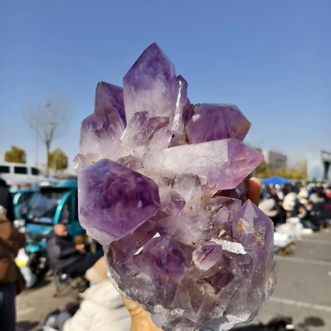 

Натуральные кластеры гималайского аметиста, кластеры аметиста кварцевого кристалла, минеральное исцеление