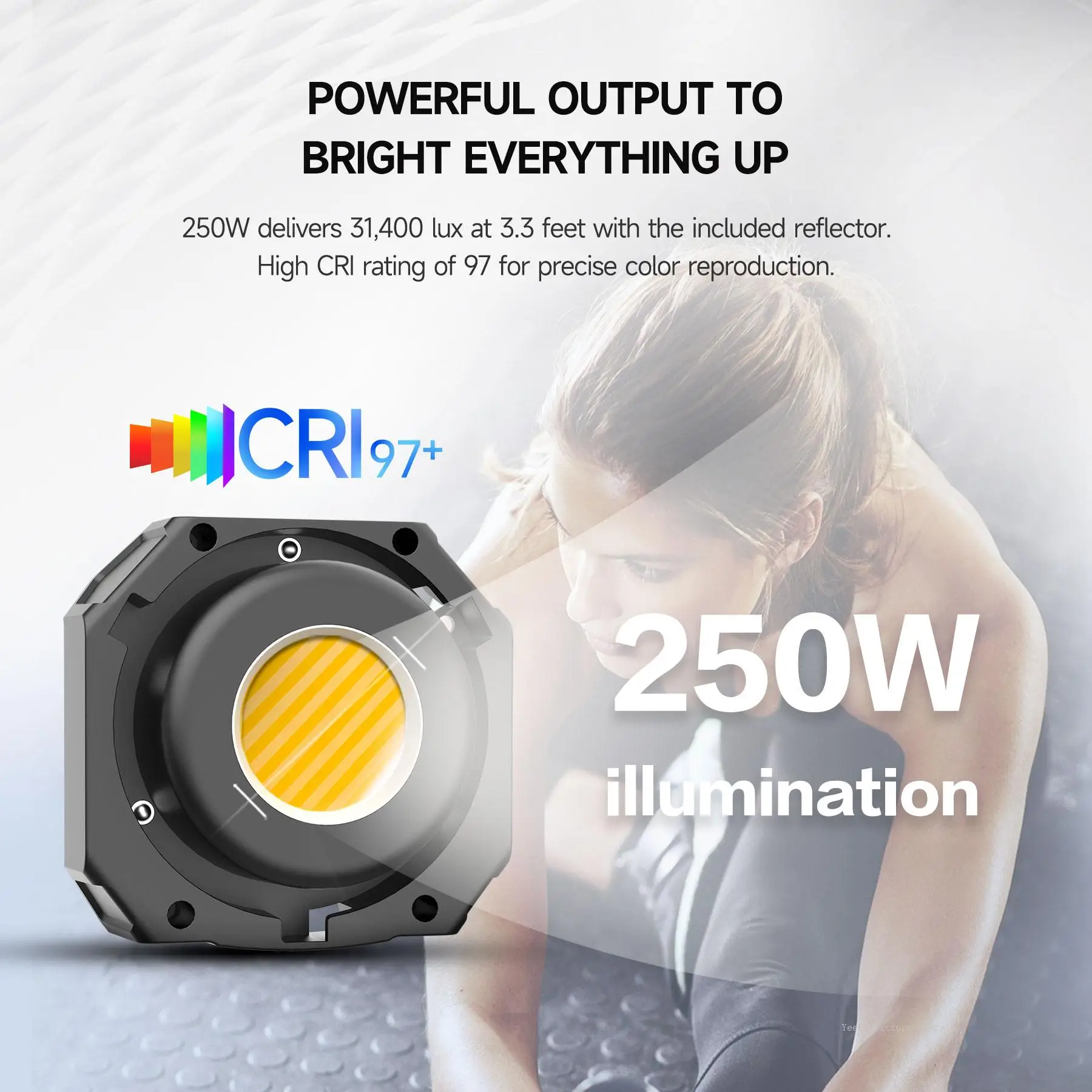 COLBOR-luz de fotografía CL220 RGB 220W 2700K-6500K, lámpara de estudio, Control por aplicación, montaje Bowens para Video, estudio, foto, transmisión en vivo