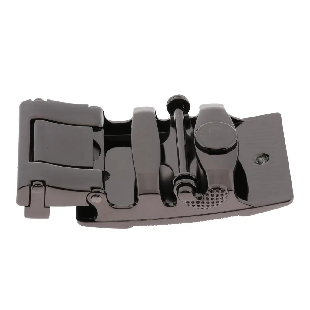 Men's and Women's Alloy Ratchet Belt Buckle Only 3.5cm Wide Automatic Slide Replacement for Leather or Fabric Belts